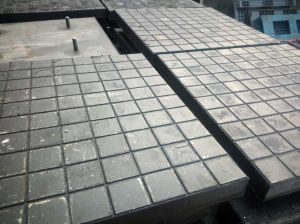 耐磨陶瓷橡胶复合衬板三合一耐磨陶瓷衬板